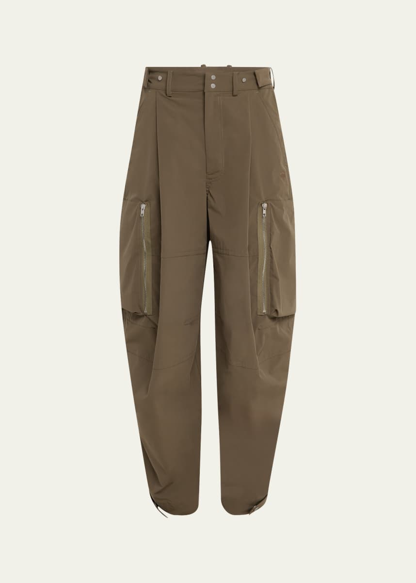 MORDECAI Men's Pleated Zip Cargo Pants