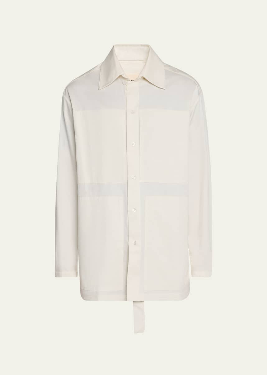 MORDECAI Men's Overshirt with Removable Collar