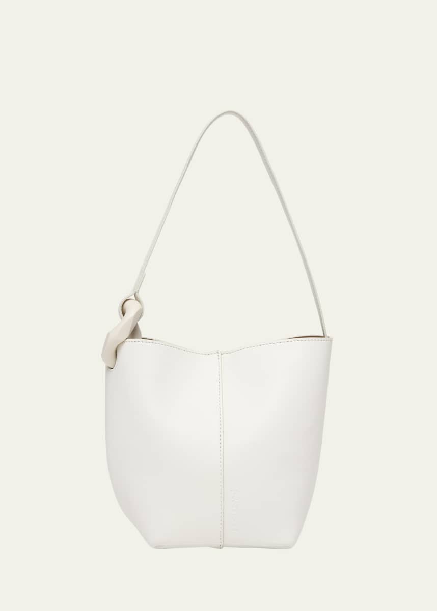 JW Anderson Corner Small Leather Bucket Bag