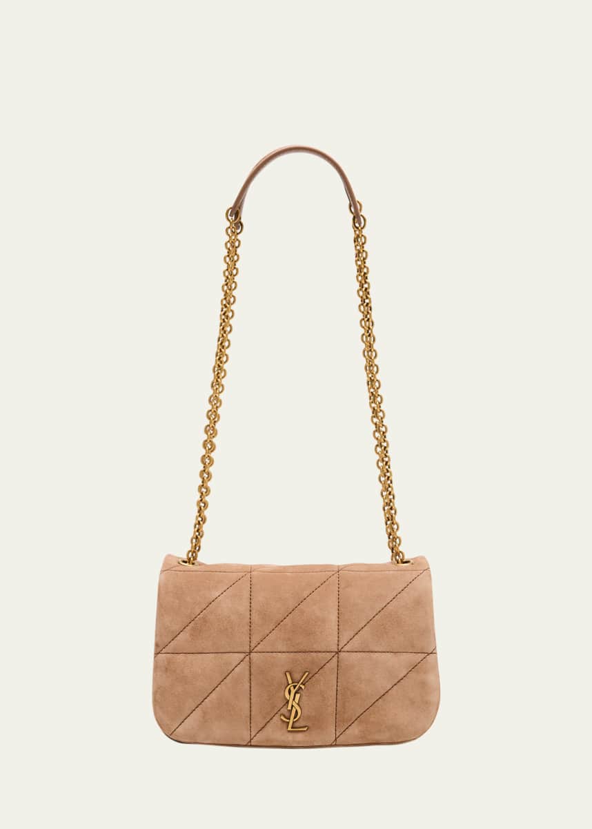 Saint Laurent Jamie 4.3 Mini YSL Chain Shoulder Bag in Quilted Suede