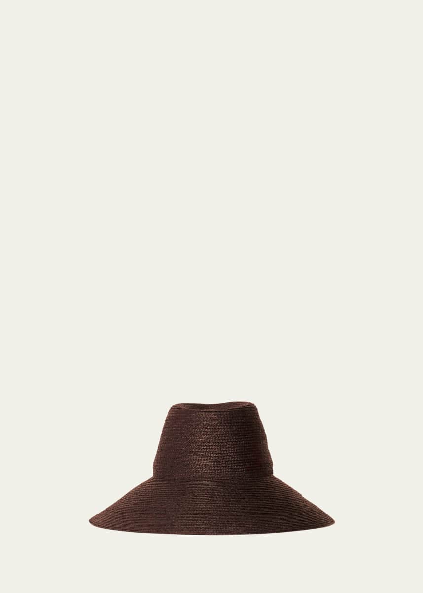 Janessa Leone Colette Wide-Brim Raffia Hat