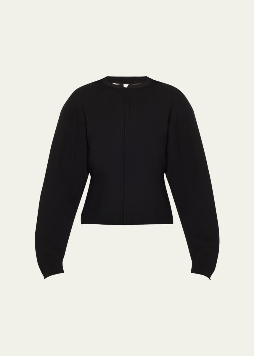 Proenza Schouler White Label Carolina Crewneck Souffle Knit Sweater
