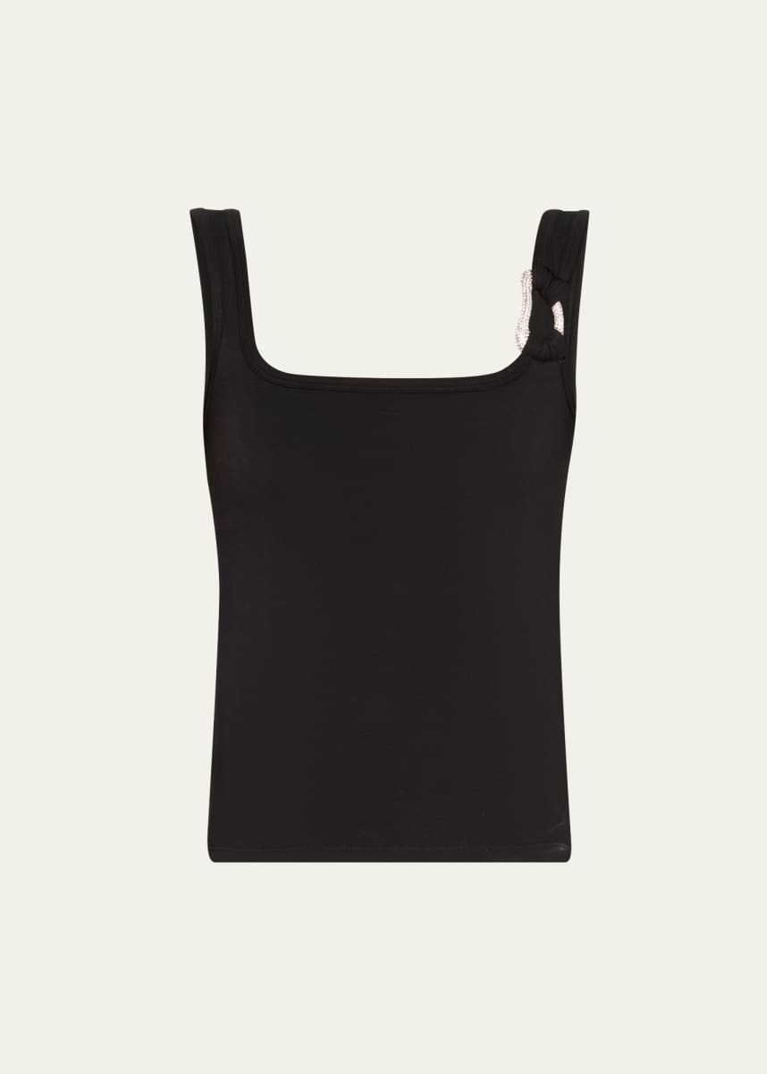AREA Crystal Link Tank Top