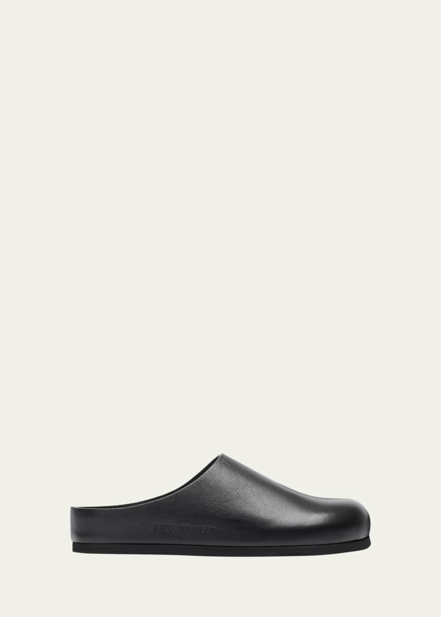 Common Projects Calf Leather Slipper Clogs