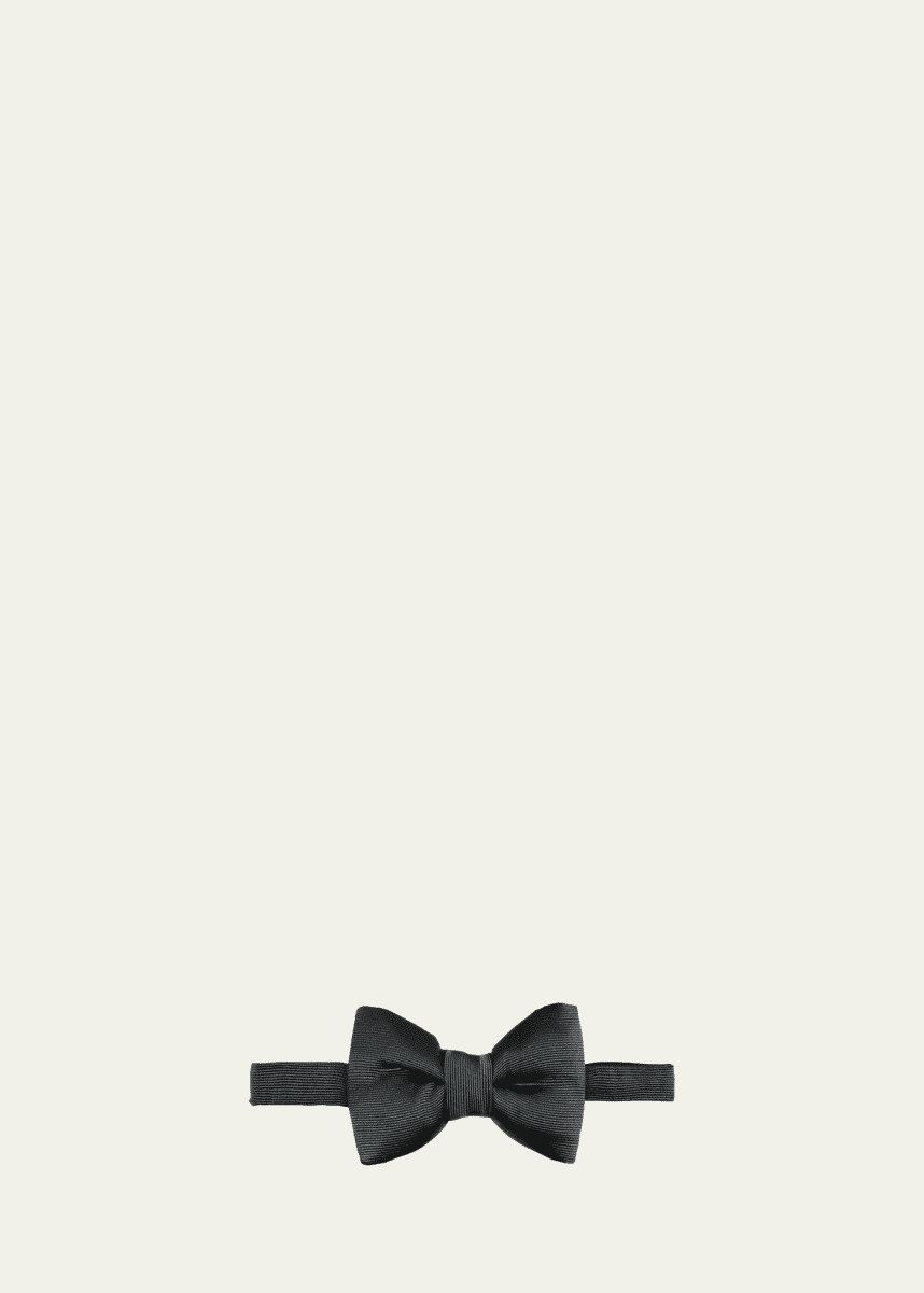 TOM FORD Men's Mulberry Silk Bow Tie
