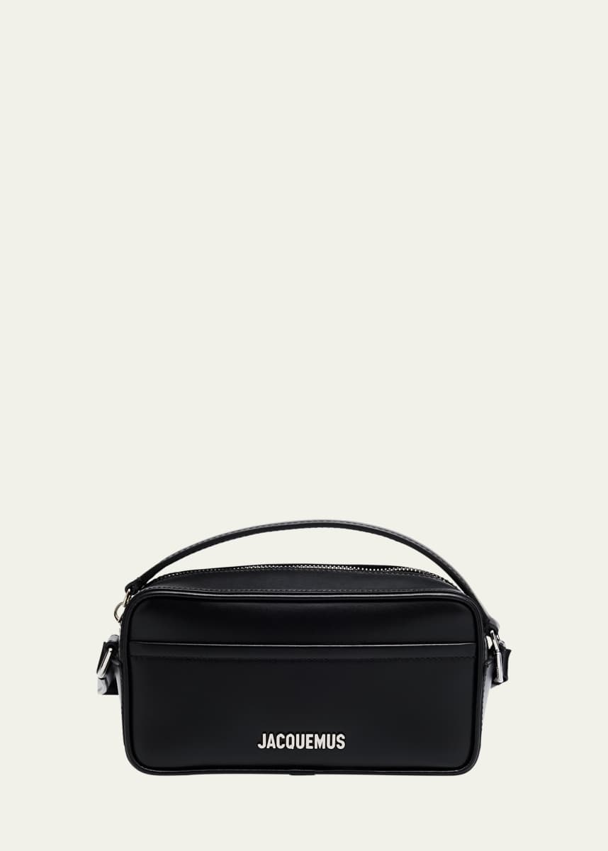 Jacquemus Men's La Baneto Leather Crossbody Bag