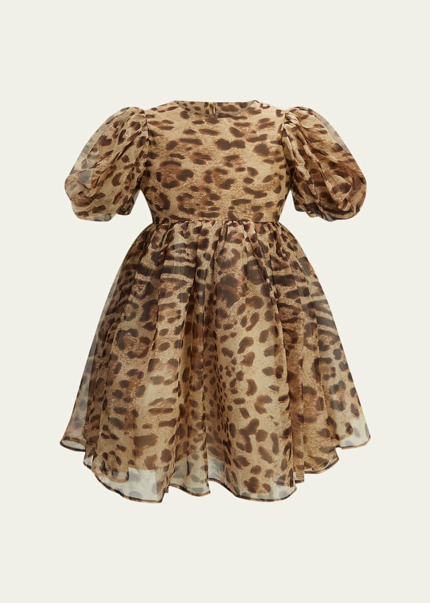 Bardot Junior Girl's Juliet Puff-Sleeve Tulle Mini Dress, Size 4-16