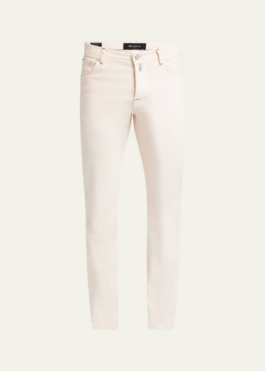 Kiton Men's Kurabo Slim-Fit Stretch Five-Pocket Pants