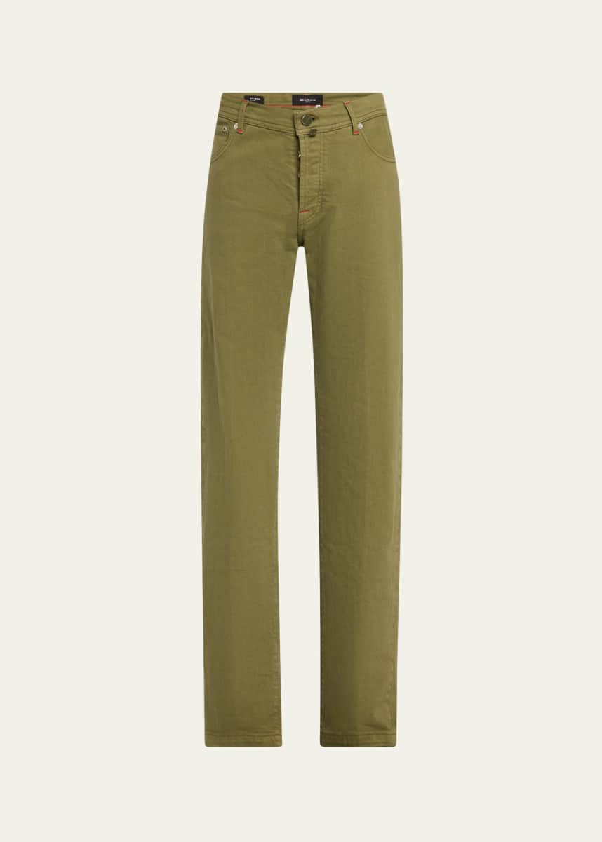 Kiton Men's Kurabo Slim Five-Pocket Pants