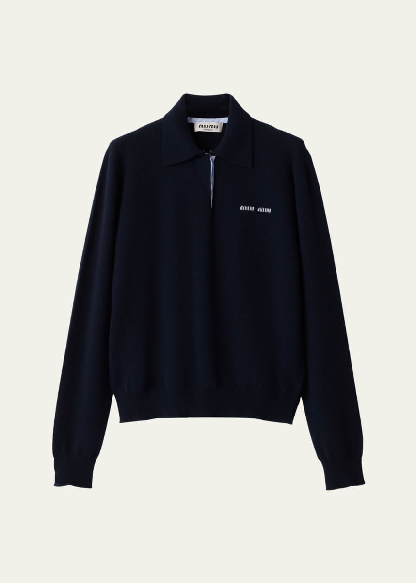 Miu Miu Cashmere Polo Sweater