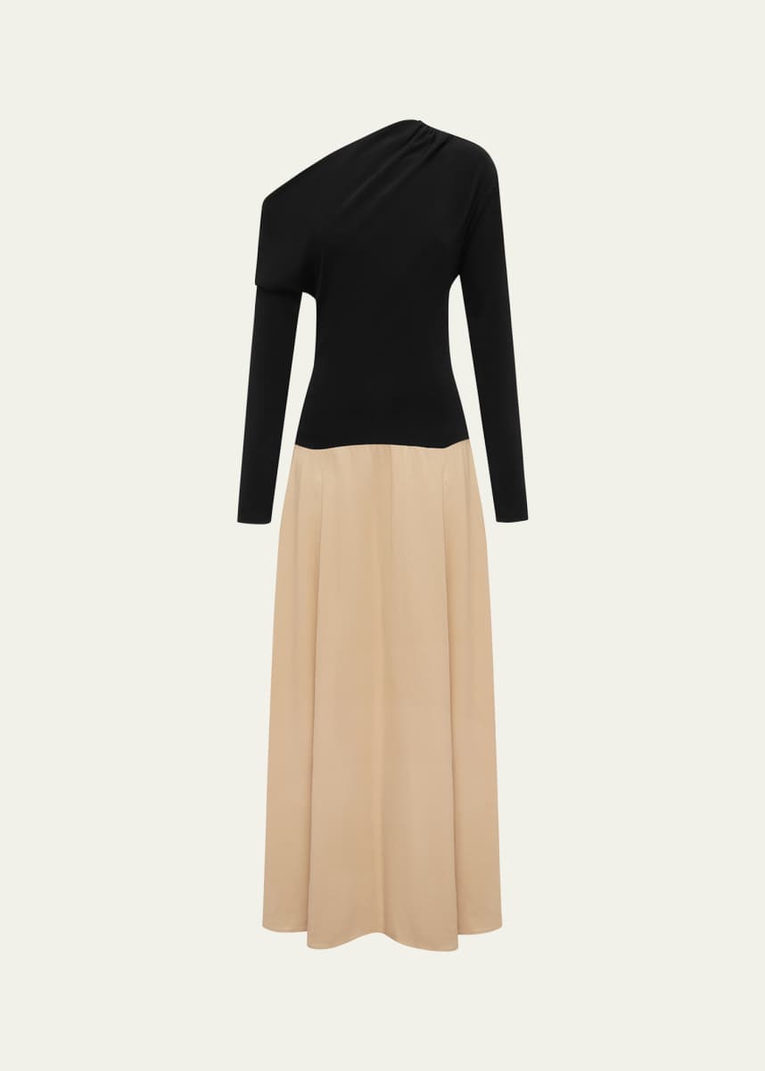 ESSE Studios Dasha One-Shoulder Duo Dress