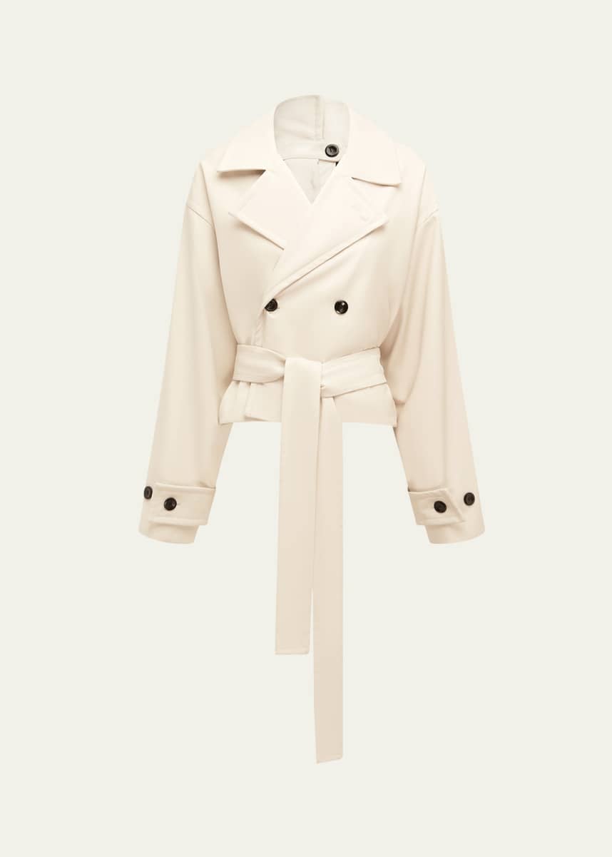 ESSE Studios Usha Short Trench Coat