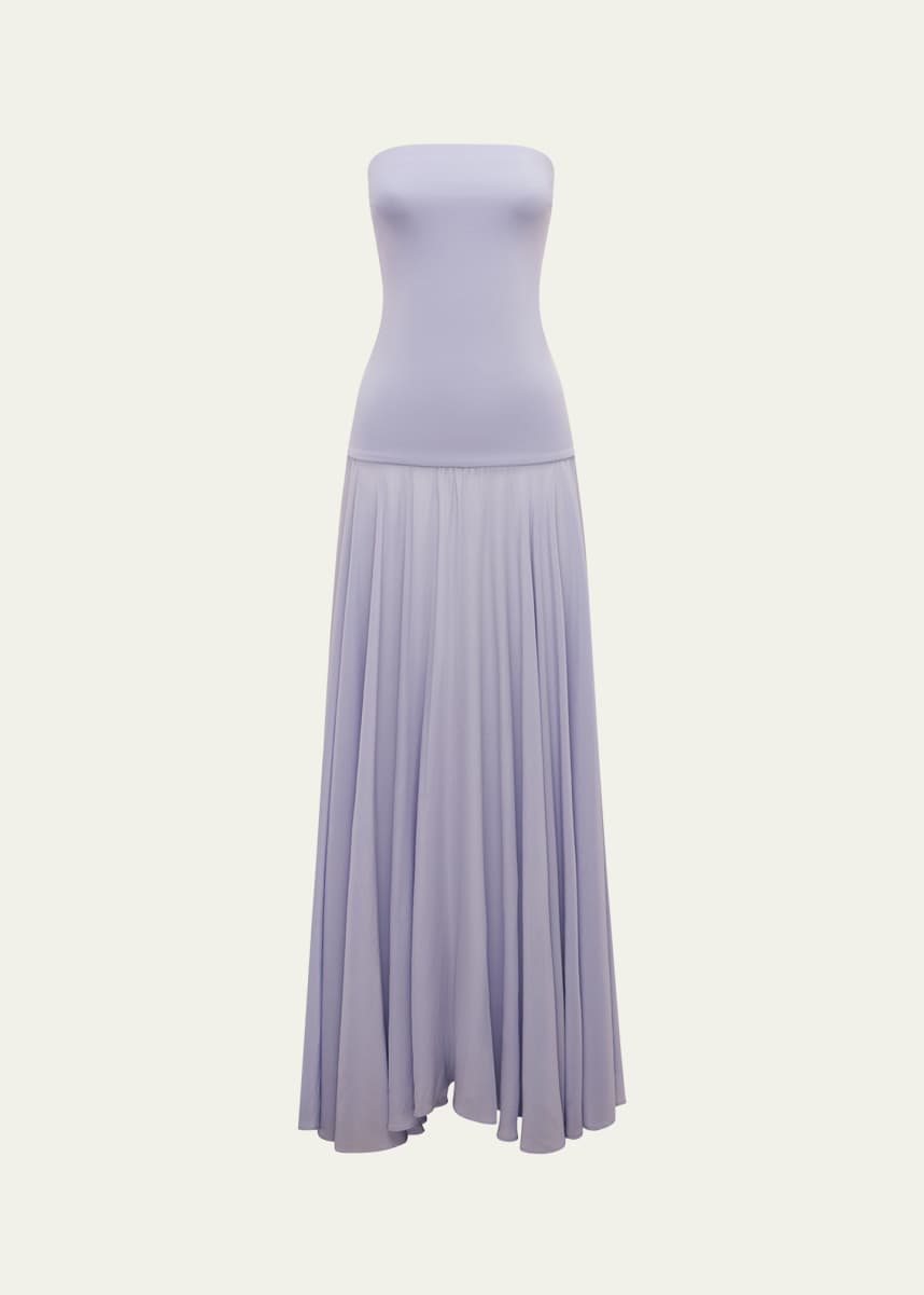 ESSE Studios Illi Strapless Drop-Waist Dress