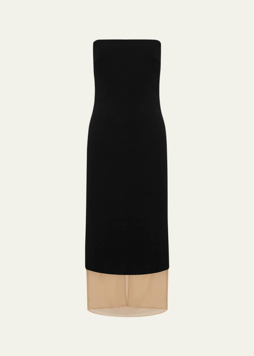 ESSE Studios Issia Strapless Midi Dress