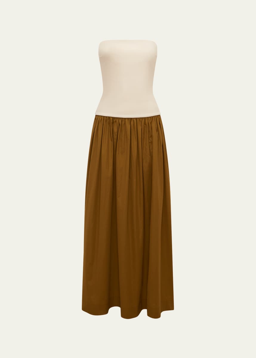 ESSE Studios Strapless Drop-Waist Duo Dress