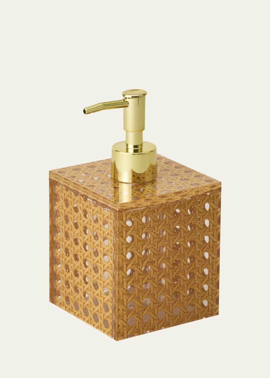 Kim Seybert Reed Soap Dispenser, Natural