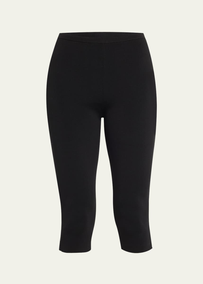 Toteme Compact Knit Capri Trousers