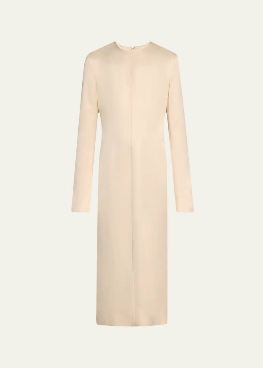 Toteme Lean Satin Midi Dress