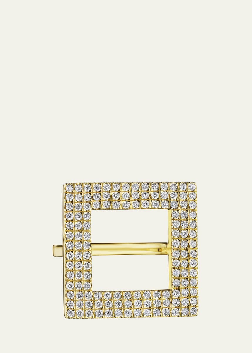 CADAR Foundation 18K Yellow Gold Diamond Pave Statement Ring