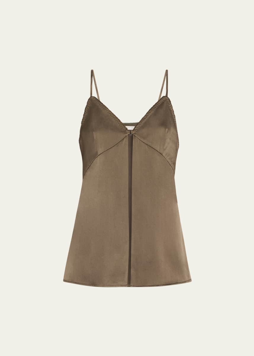 Courtney Zheng Spaghetti Strap Silk Cami
