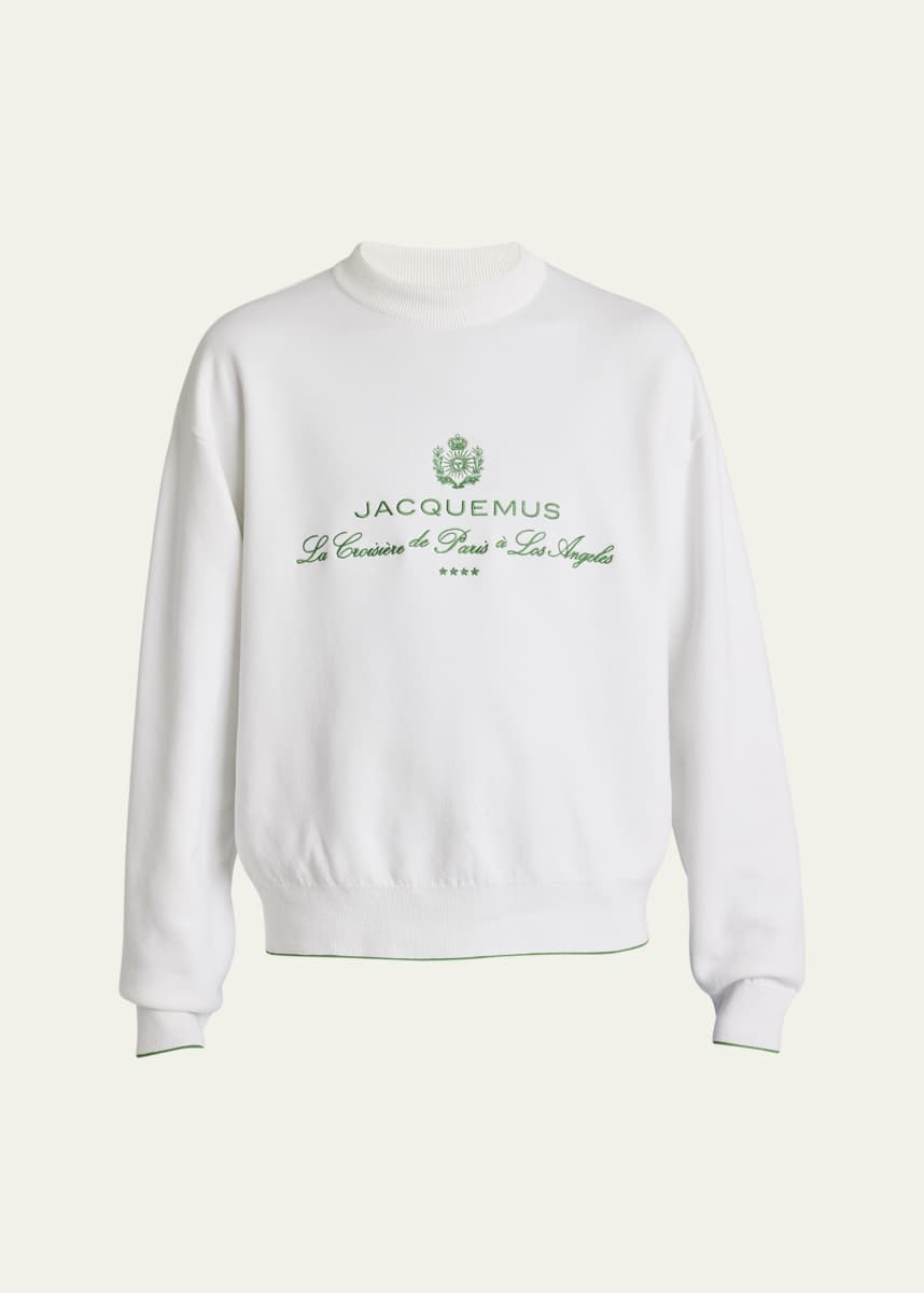 Jacquemus Men's La Maille Venice Crewneck Sweater