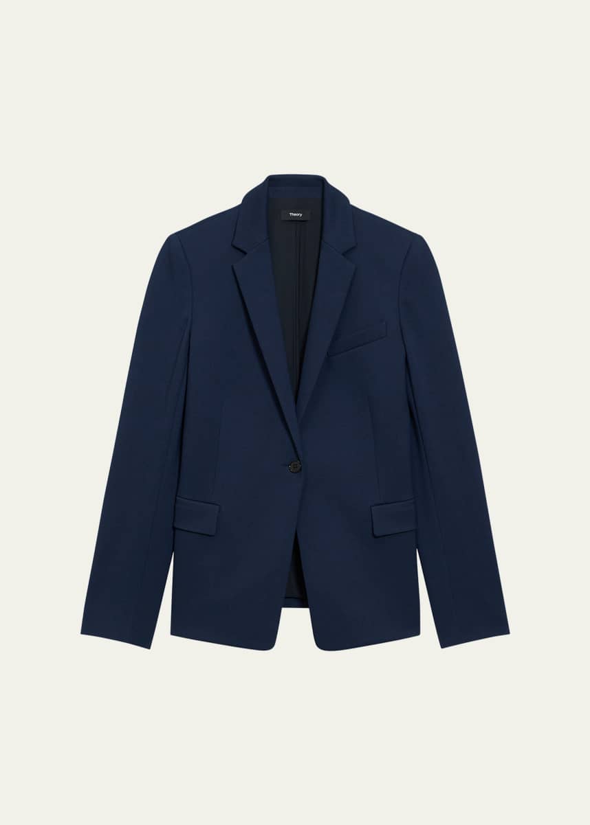 Theory Ponte Slim-Fit Blazer