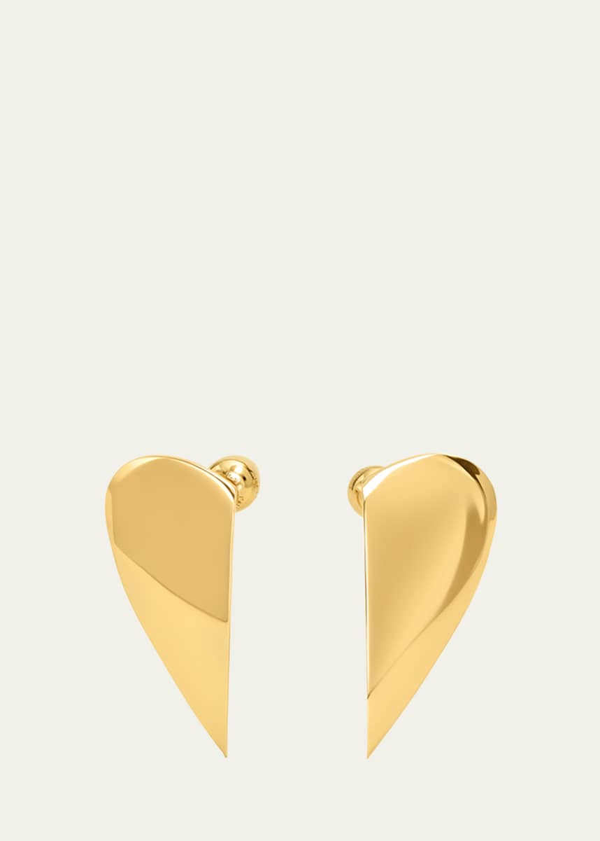 ALAIA Half Heart-Shaped Earrings