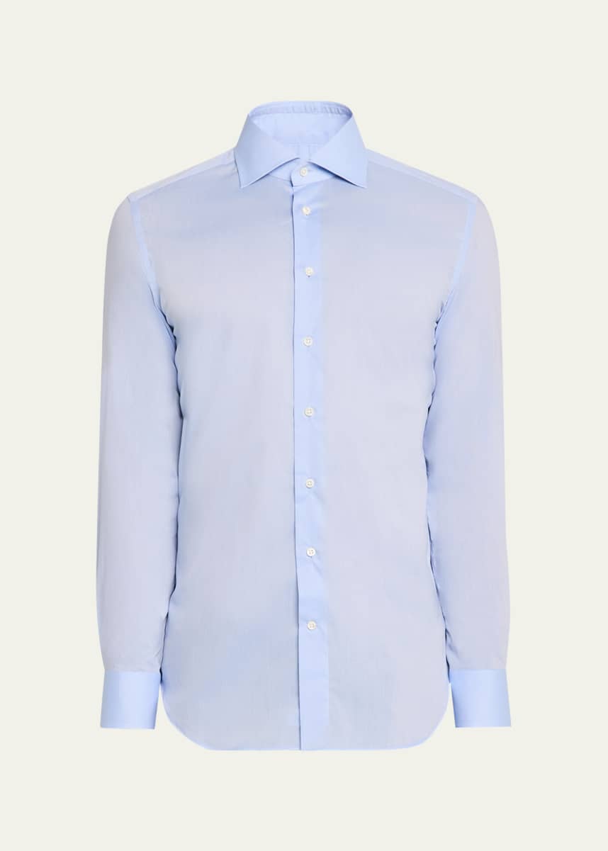 Bergdorf Goodman Men's Classic-Fit Cotton Dress Shirt