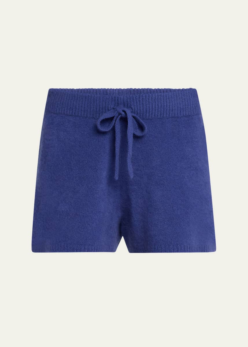 The Elder Statesman Drawstring Cashmere Lounge Shorts
