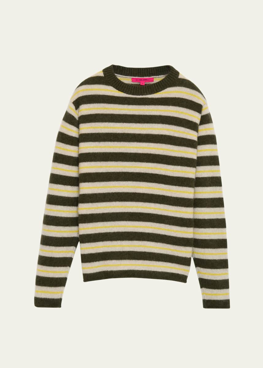The Elder Statesman Sinful Stripe Cashmere Sweater
