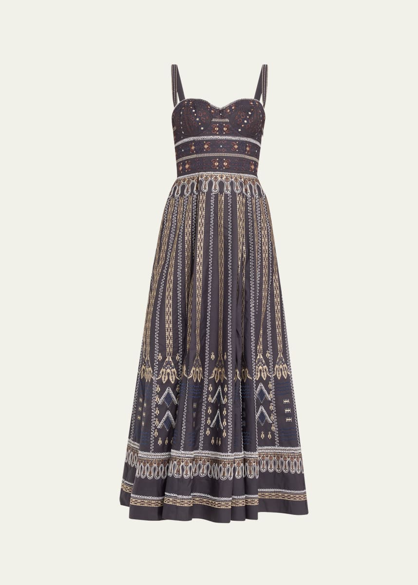 EMPORIO SIRENUSE Elida Calliope Embroidered Dress