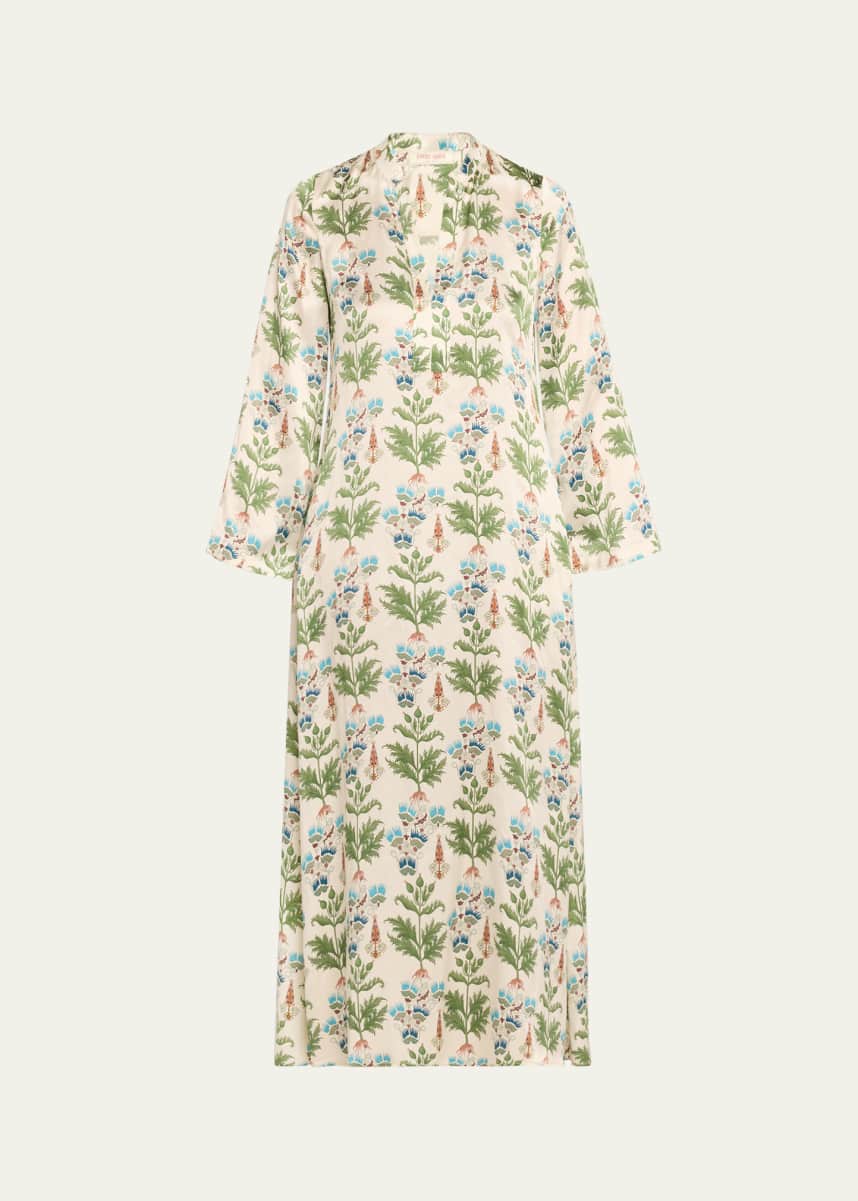 EMPORIO SIRENUSE Jenna Persian Botanic Silk Dress