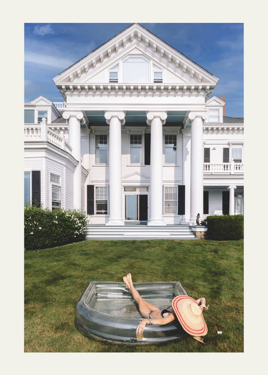Nick Mele Fine Art "Pool House" Framed Photographic Print by Nick Mele