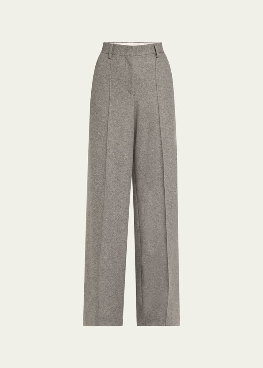 Officine Generale Rosa Wool-Cashmere Pants