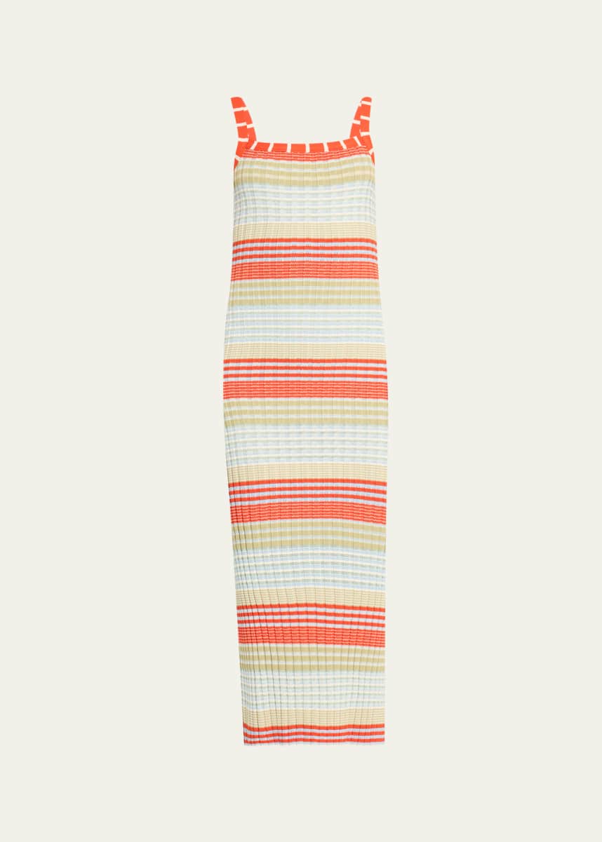 Ramy Brook Cheval Striped Midi Dress