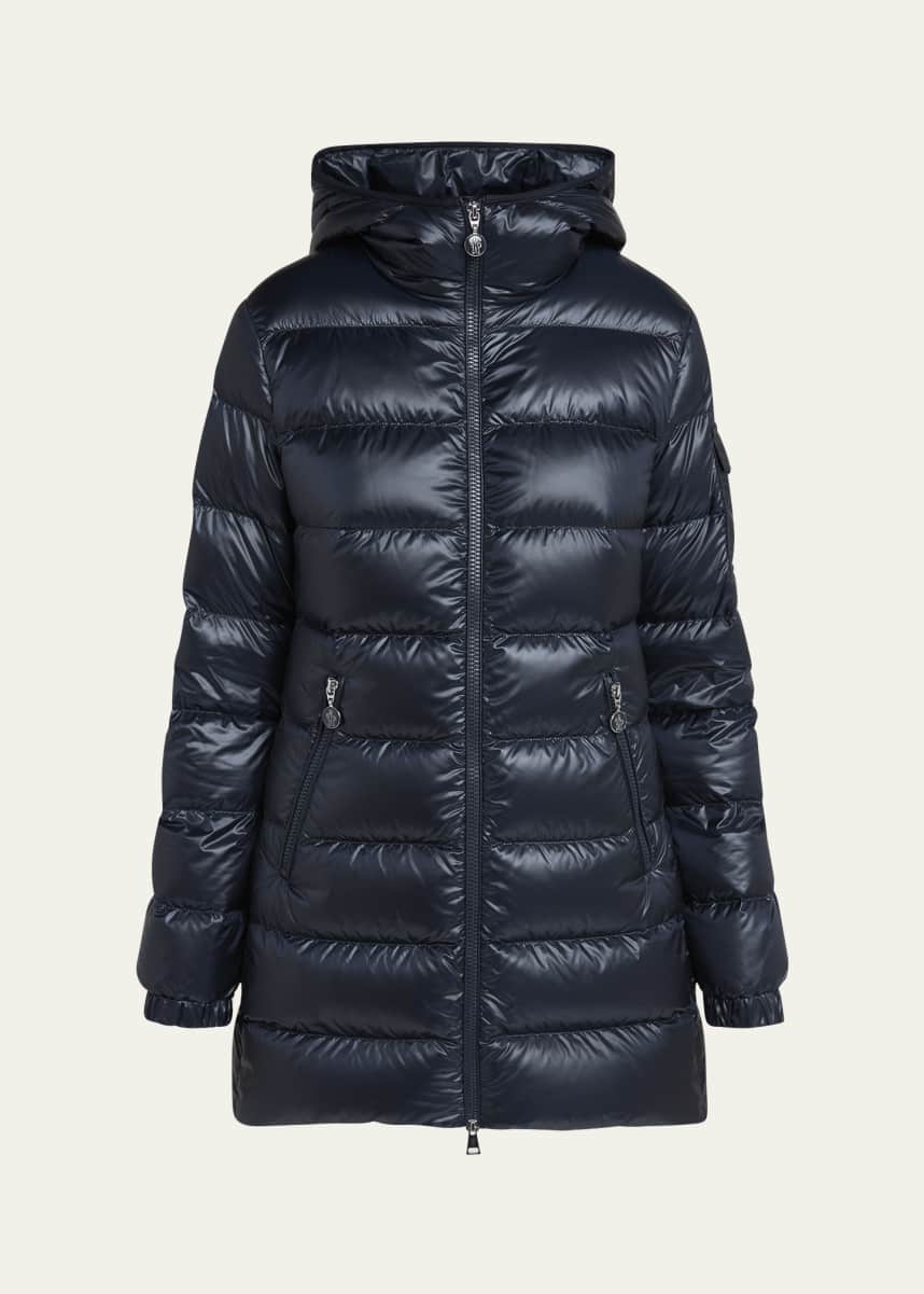 Moncler Glements Mid-Length Down Jacket