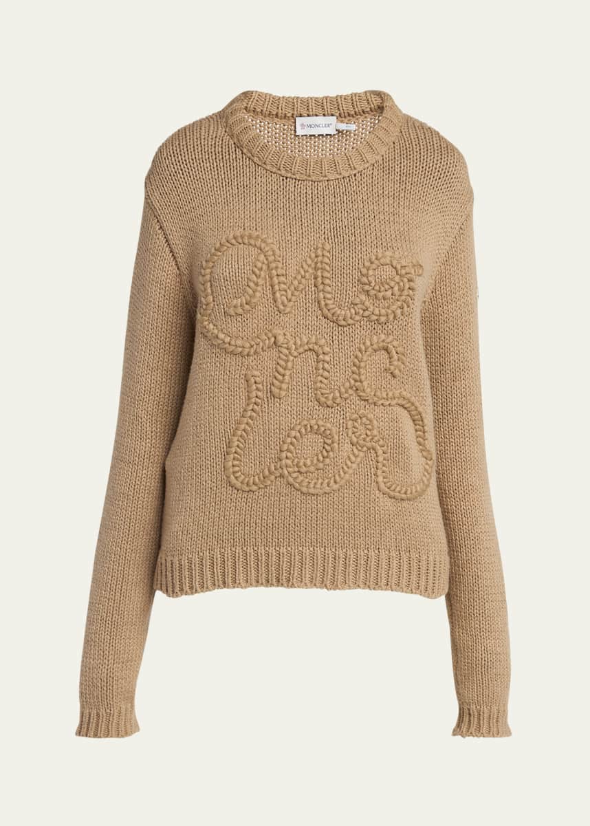 Moncler Crewneck Logo Sweater