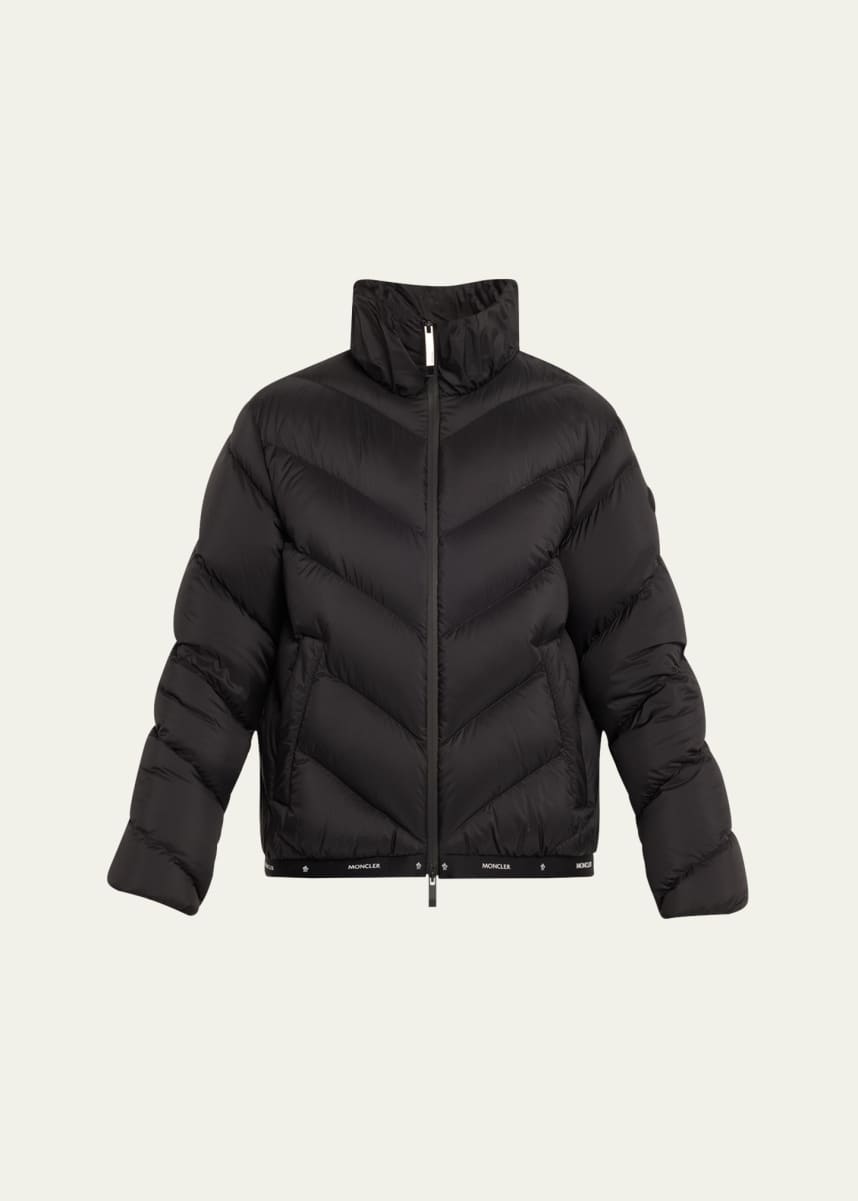 Moncler Grigan Quilted Down Logo Tape Jacket