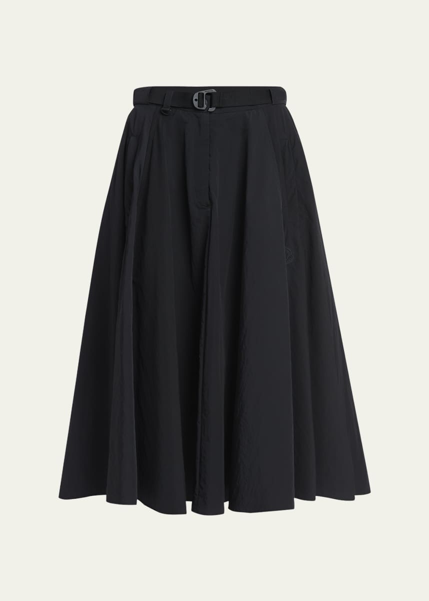 Moncler Nylon Midi Skirt