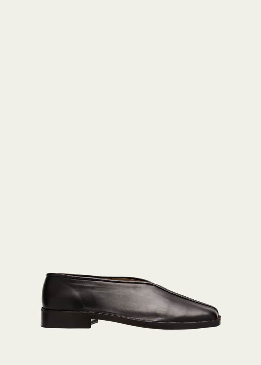 LEMAIRE Men's Smooth Napa Leather Slippers