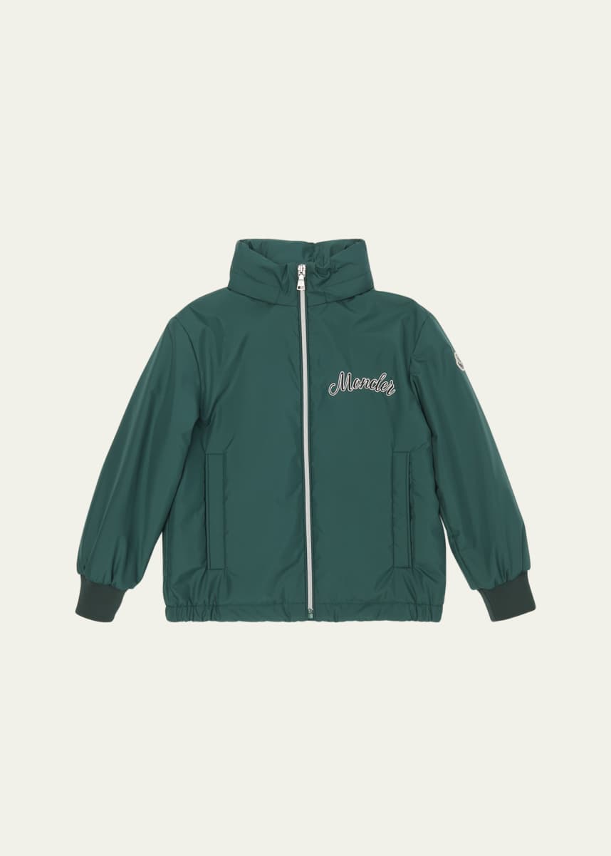 Moncler Boy's Corin Logo-Print Windbreaker, Size 4-6