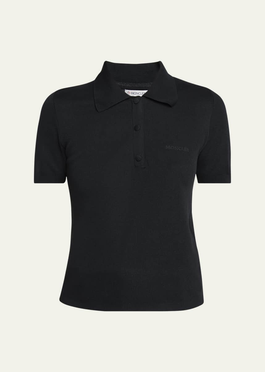 Moncler Short-Sleeve Polo Shirt