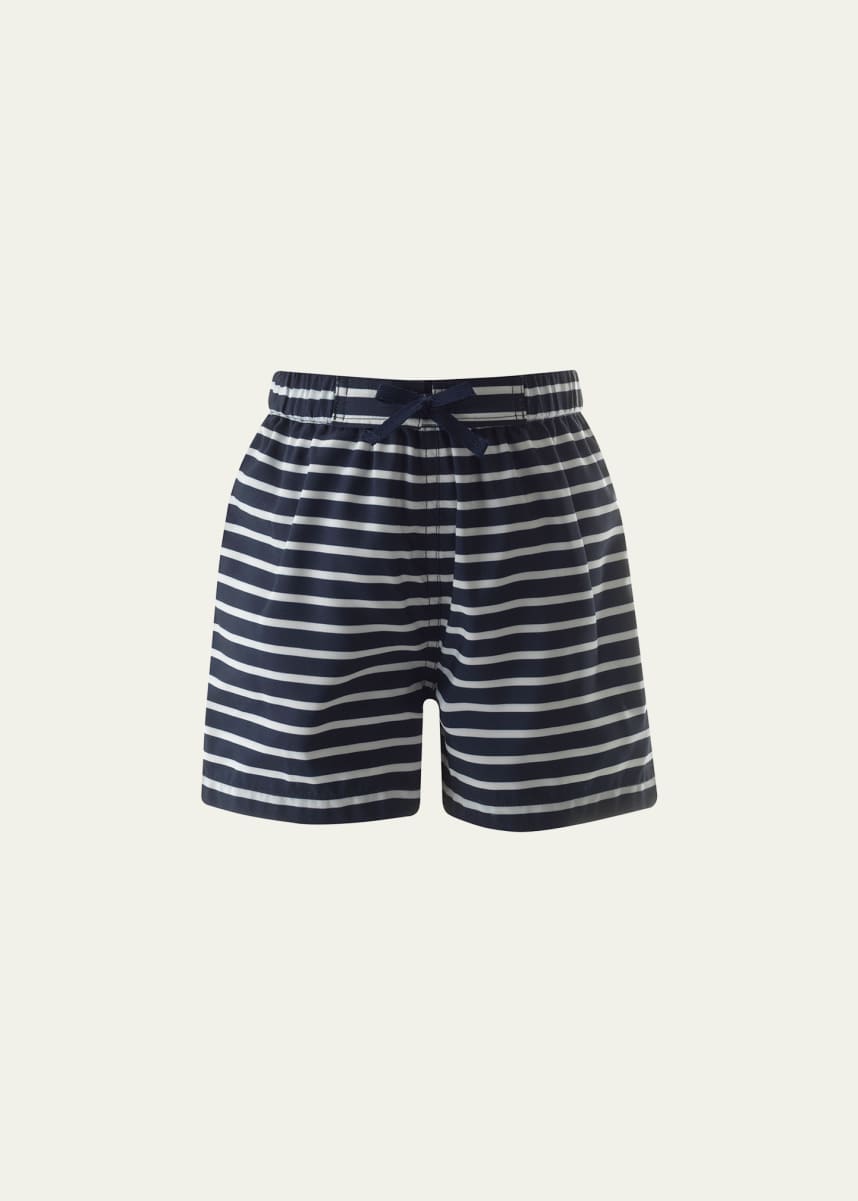 Rachel Riley Boy's Breton Swim Trunks, Size 2-10