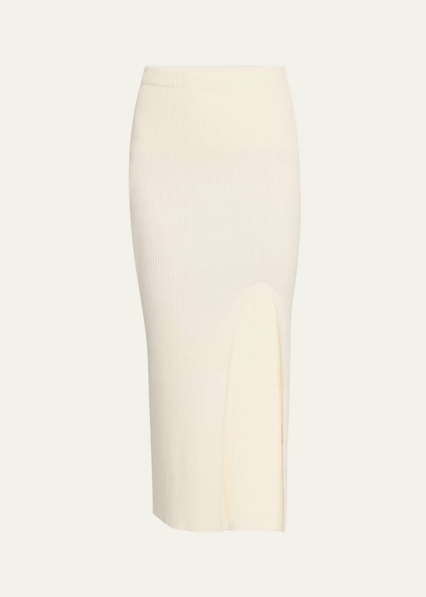 Iro Sora Strapless Cashmere-Blend Midi Dress