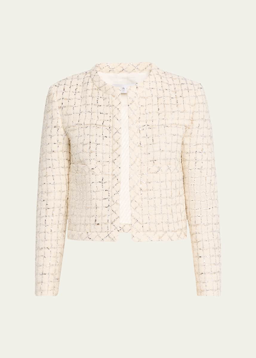 Iro Simanaspe Metallic Check Jacket