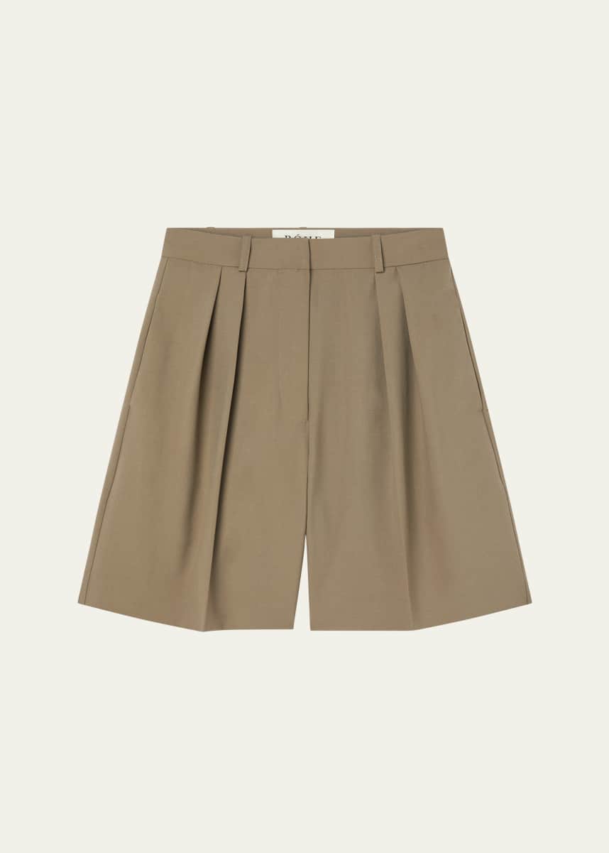 Rohe Tailored Wide-Leg Shorts