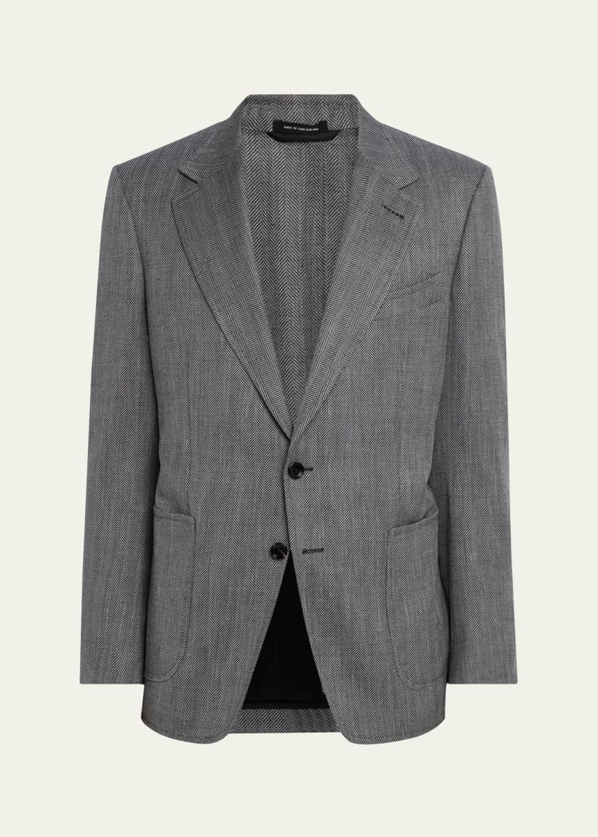 TOM FORD Men's Shelton Herringbone Sport Coat