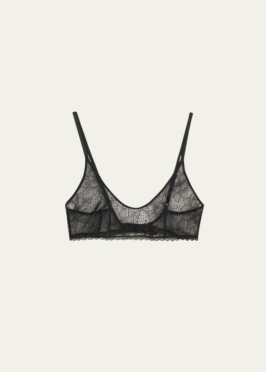 Kiki De Montparnasse Dahlia Floral Lace Soft Bra