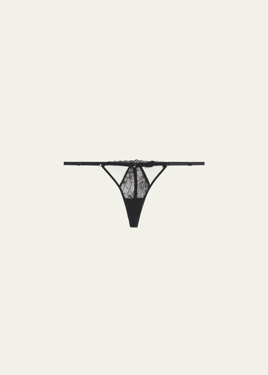 Kiki De Montparnasse Dahlia Low-Rise Lace G-String