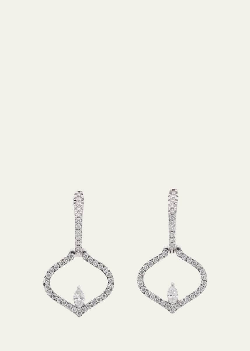 Gyan Jaipur Sarai Diamond Single Motif Earrings